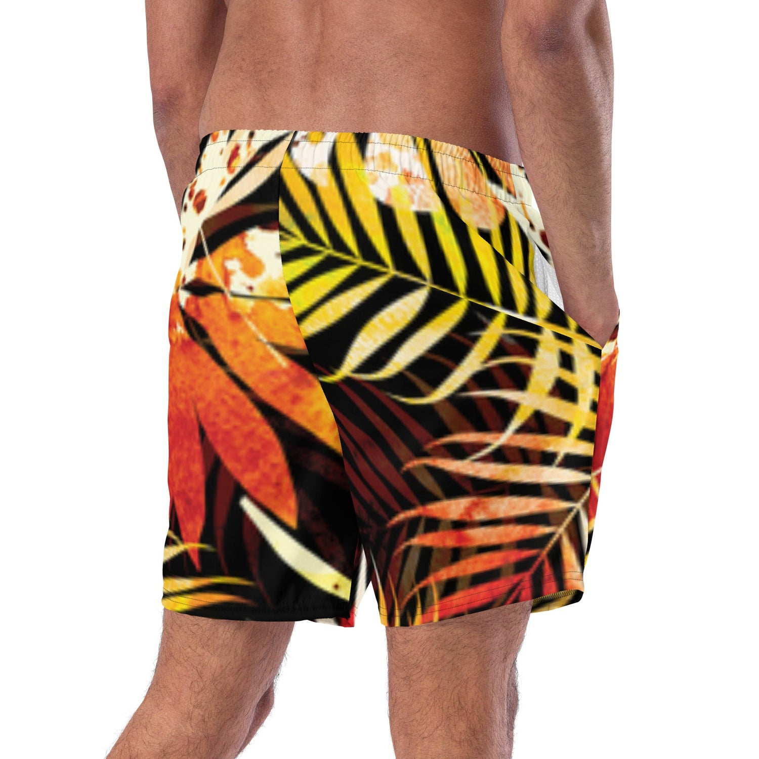 All-Over Print Recycled Swim Trunks