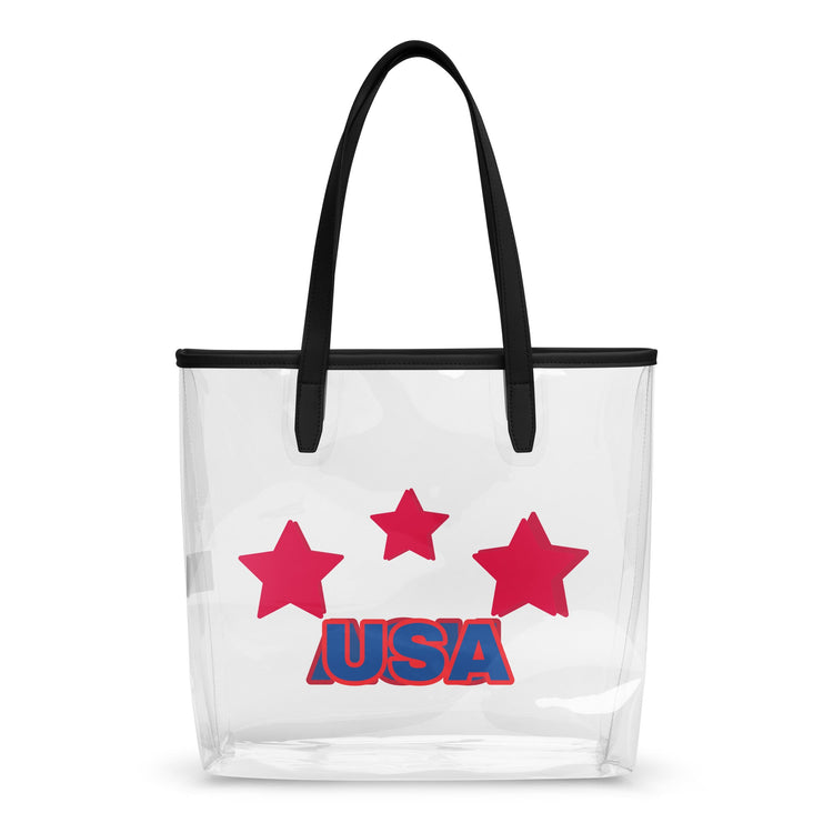 Clear tote bag
